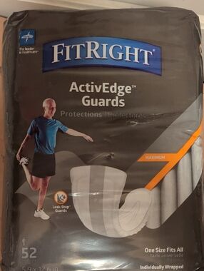 FitRight ActivEdge Guards - Maximum Absorbency (Gray)